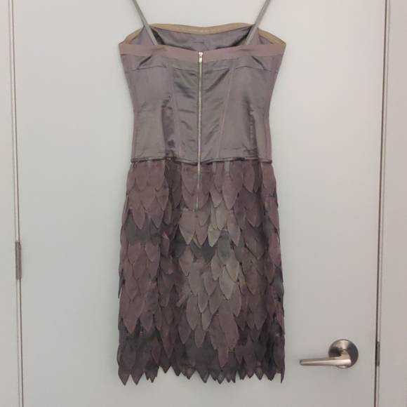 BCBG Runway Satin Corset Organza Petals Dress - Picture 5 of 8